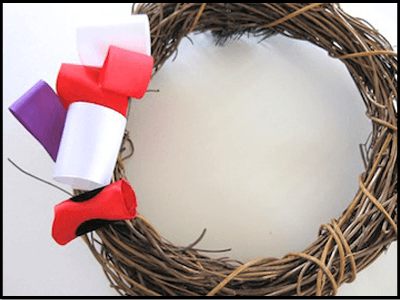 How to create Ribbon Wreath 