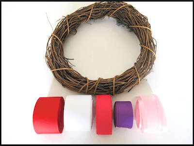 Make a ribbon wreath