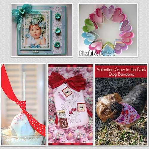 Heart wreath Gifts decoration by Bow tool