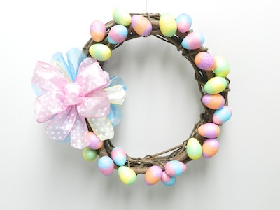 Easter 2016 - Easter Egg Wreath Home Decor Idea