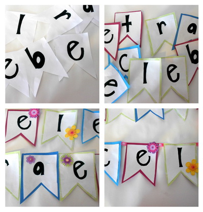 DIY Flower Stickers