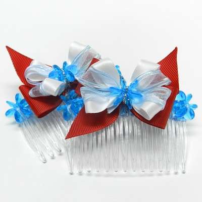 memorial_day_hairclips Patriotic Hair Bow