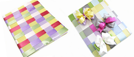 Back-to-School Woven Ribbon Notebooks @BowdabraBlog.com