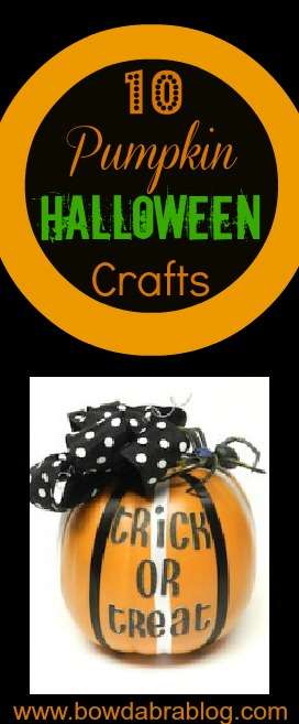 10 Pumpkin Halloween Crafts How to Make DIY Crafts with Bowdabra Tutorials