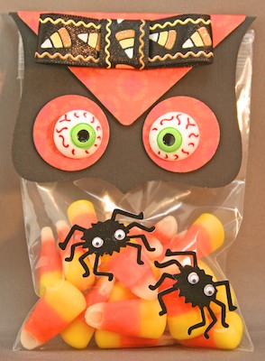 Handmade Halloween Owl treat bags Handmade Halloween Owl treat bags