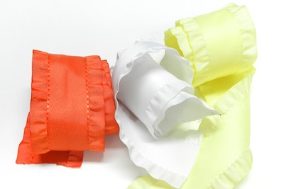 Make adorable & cute ruffled ribbon rosettes 