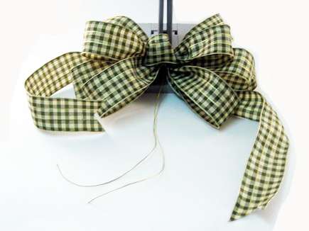 Fluffy Bow make a thanksgiving bow