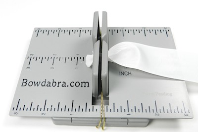 Handmade Christmas Gifts: Bowdabra Holiday Hair Bows Hair Bow Tool & Ruler with ribbon