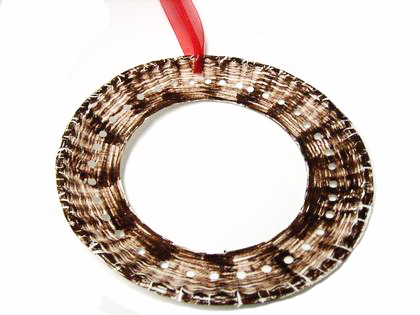 Easy Thanksgiving turkey wreath for kids