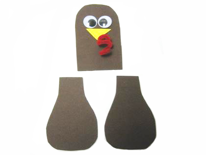 Lollipop Thanksgiving Turkey Wreath