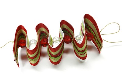 Handmade Christmas Ornaments: Ribbon Candy Make ribbon candy ornaments