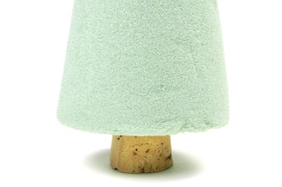 Christmas Home Decor Crafts: Ruffled Ribbon Christmas Tree Christmas decorations to make at home