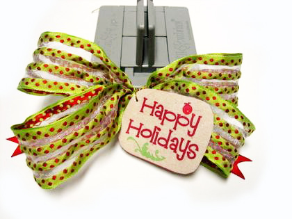 how to make a bow for jelly jars