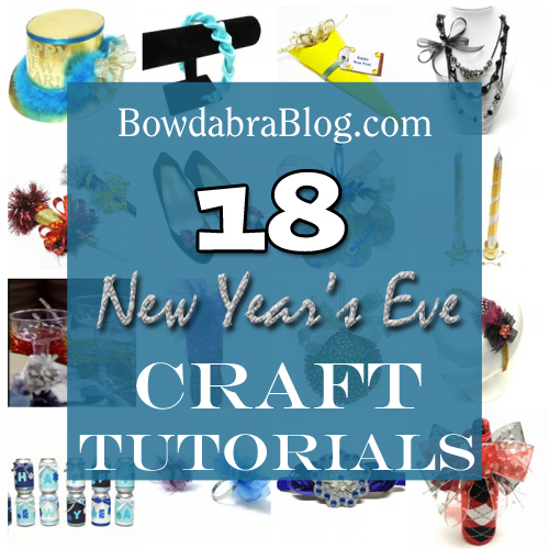 New Years Eve Decorations and Craft Ideas via Bowdabra Blog