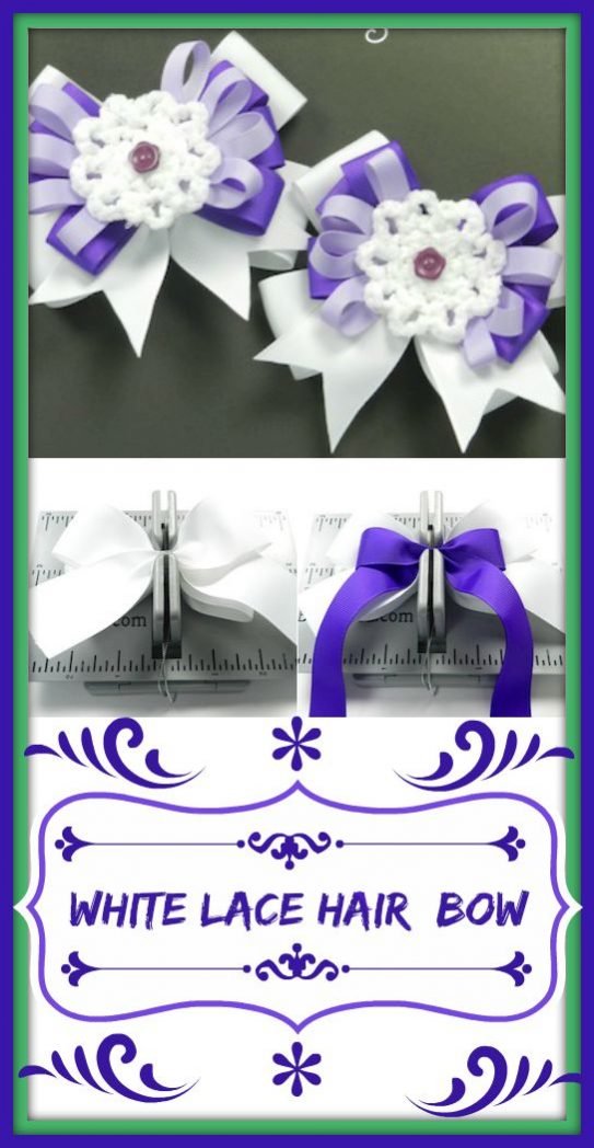 Lace Hair Bow Tutorial