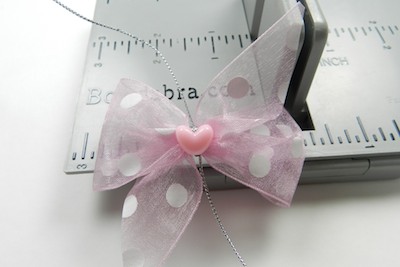 Beautiful Ribbon Hearts and Bows Garland 