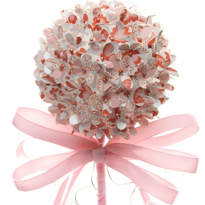 Valentine’s Day Paper Flower Balls 