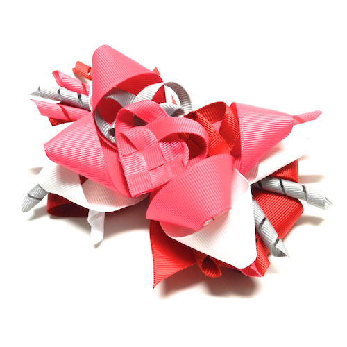 multi layered stacked boutique bowdabra valentine bow Multi Layered Stacked Boutique Bowdabra Hair Bow
