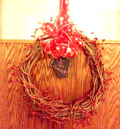 Beautiful Valentine’s Day Wreath 