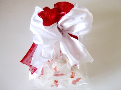 Mother's Day Gift Bag via Bowdabra Blog @bowdabra Simple Treat Bag with Bowdabra Bow