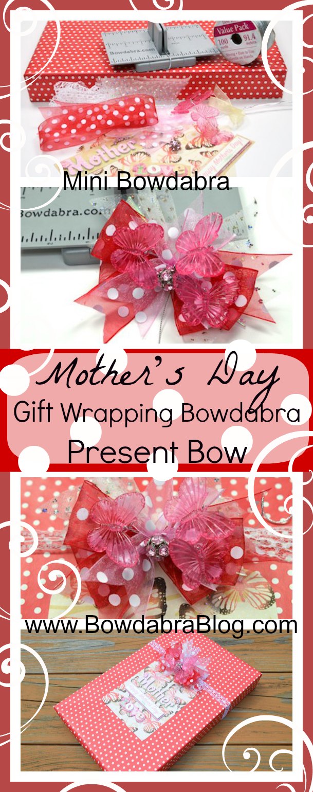 Mother's Day Gift Wrap Bowdabra Present Bow