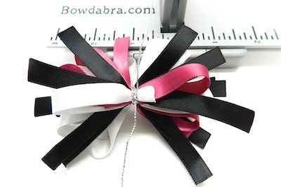 Hair Bow Tutorial- Pink and Black Hair Bows 14 (1)