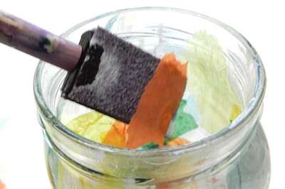 Kids Craft Stained Glass Mason Jars 6