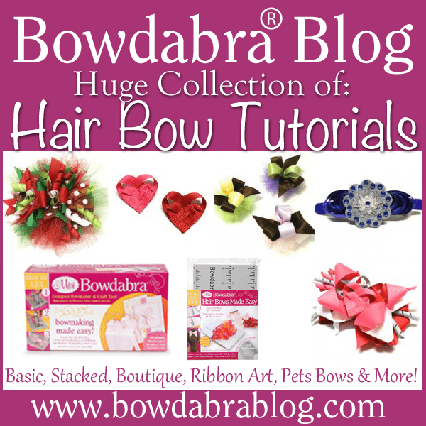 bowdabrahairbowcollection_bowdabrablog Collection of best Hair Bow Tutorials