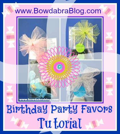 Birthday Party Favors Bowdabra Blog