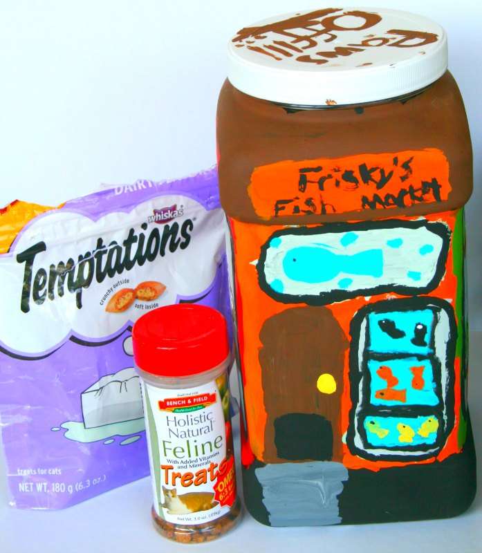 DIY Cat or Pet Treat Jar Bowdabra Blog