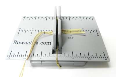 Mini Bowdabra bow making tool