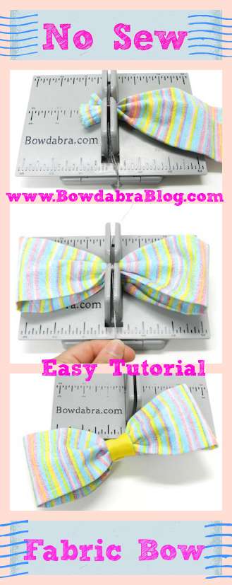 No Sew Fabric Bowdabra Bow