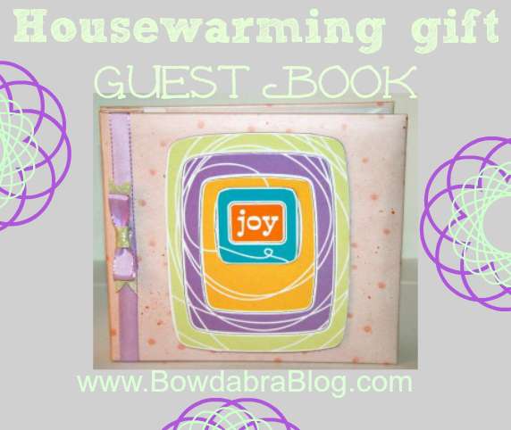 Housewarming gift guest book