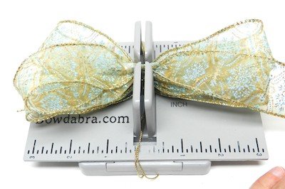Ribbon with Decorated Holiday Cookie Tin
