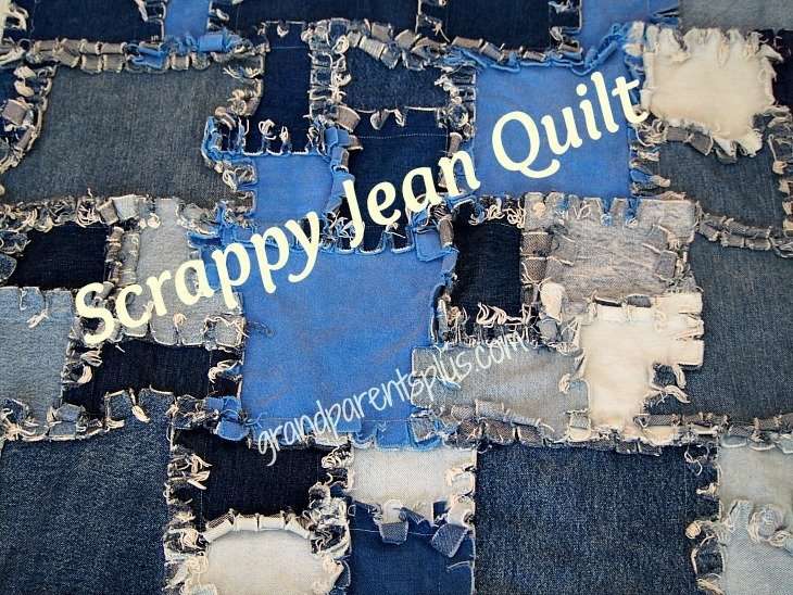 Scrappy Jean Quilt Grandparents Plus