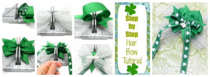 Hair Bows for St Patricks Day FB