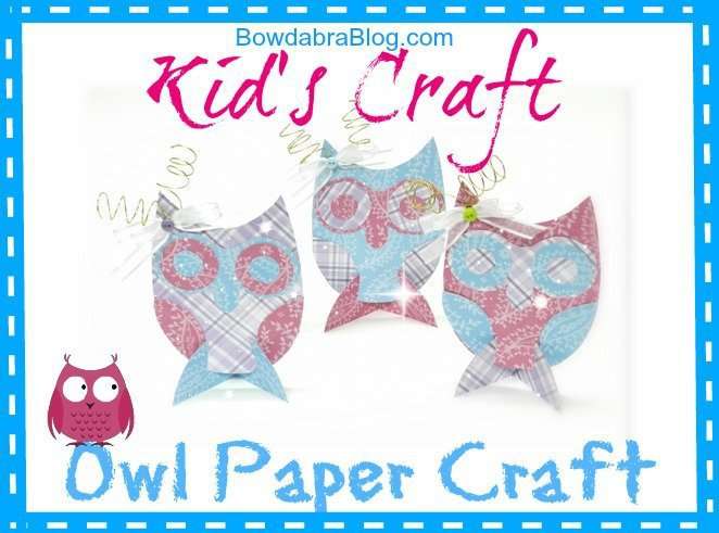 Owl Paper Craft