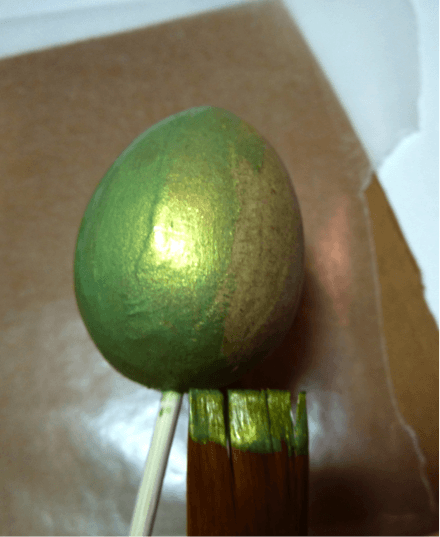 Easter Decor: Hanging Crackled Metallic and Sparkle Easter Eggs