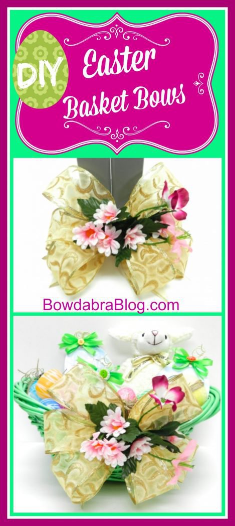 DIY Easter Basket Bows