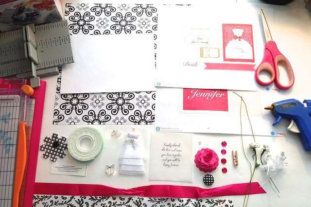 Bridal Shower Card with Bow