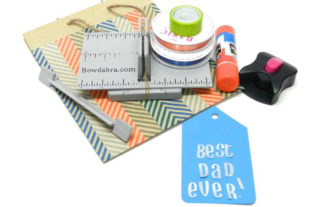 how to make bow for gift tags