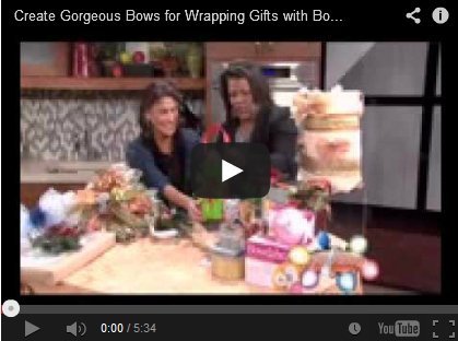 Gorgeous bows for gift wrapping - Bowdabra bow making tools kits