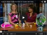 Easter is the time to spend time with family. Sandy Sandler, craft guru and creator of Bowdabra's bow making tool, shows simple and fun ways on KTNV to make crafts with family and keep kids entertained. She gives several interesting ideas such as marshmallow bunny which can be easily made by kids