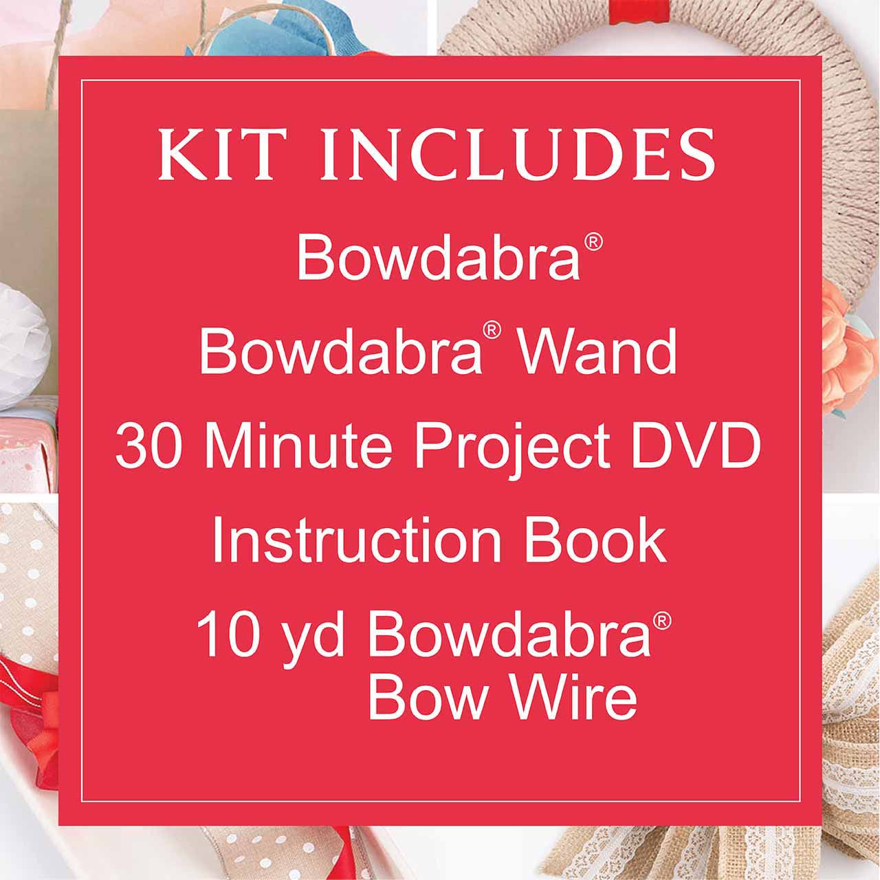 VTG BOWDABRA BOW MAKER TOOL INSTRUCTIONAL VHS WAND ARTS CRAFTS CHRISTMAS  GIFTS