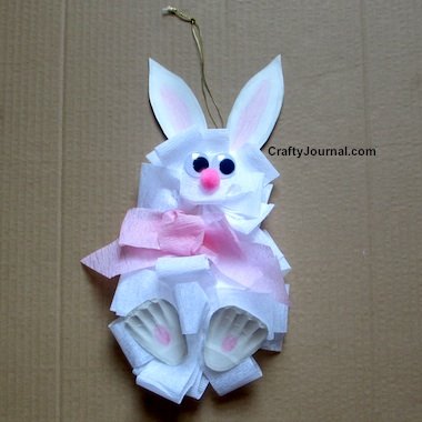DIY Easter bunny bow making tutorial