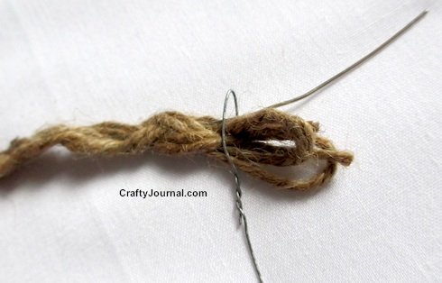 Handmade Rustic Basket by Crafty Journal