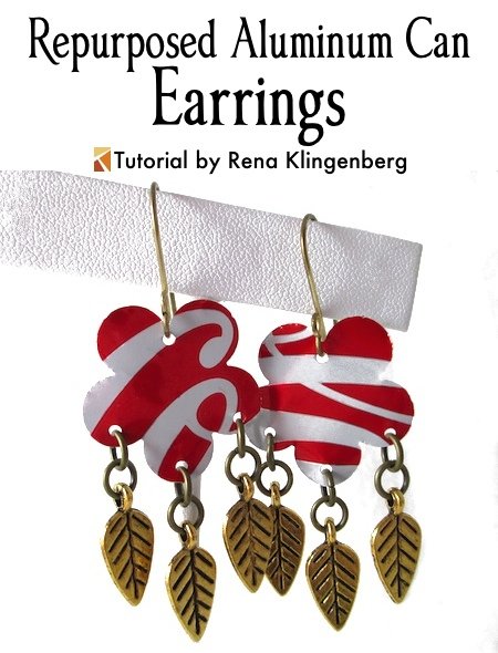 Repurposed Aluminum Can Earrings