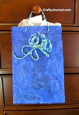 Gift Bags from Recycled Cereal Boxes  by Crafty Journal