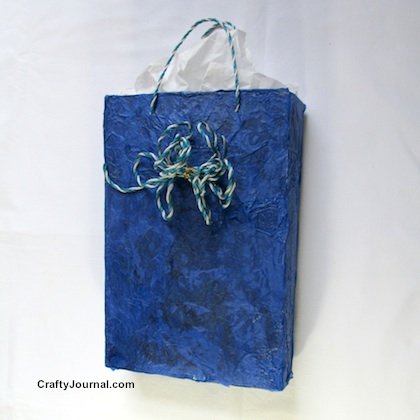 Gift Bags from Recycled Cereal Boxes by Crafty Journal