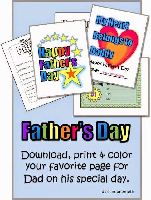 Father's Day Coloring Pages